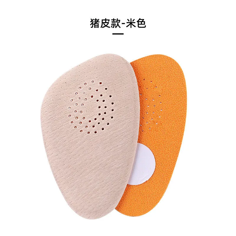 082 Leather Front Cushion Shoes with Breathable, Slip-resistant, Shock-absorbing, Sweat-absorbing Features