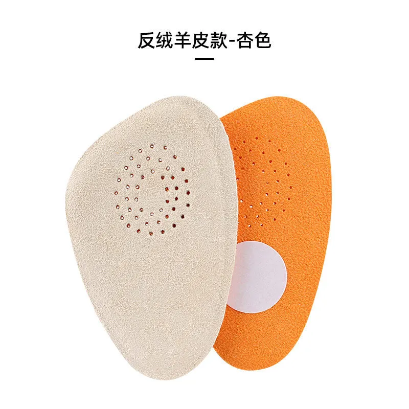 082 Leather Front Cushion Shoes with Breathable, Slip-resistant, Shock-absorbing, Sweat-absorbing Features
