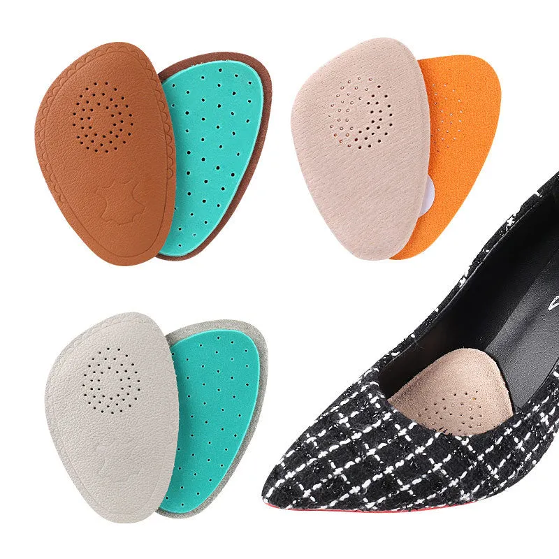 082 Leather Front Cushion Shoes with Breathable, Slip-resistant, Shock-absorbing, Sweat-absorbing Features
