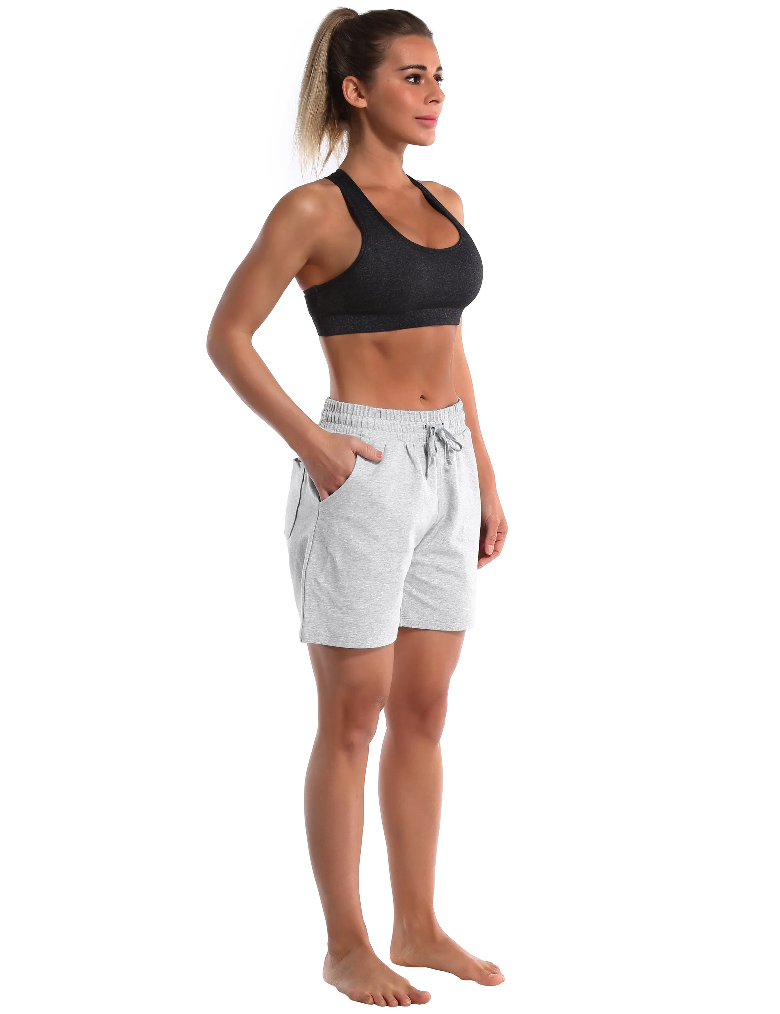 5" Joggers Shorts heathergray_Jogging