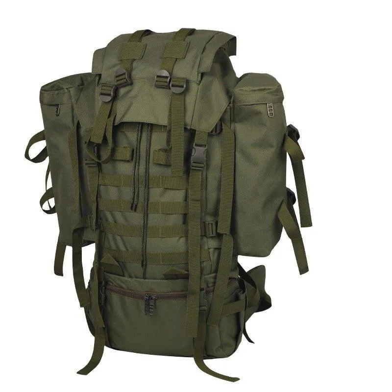 80L Hiking Backpack with Rain Cover-Black