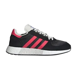 Adidas Marathon Tech 'Carbon Shock Red' Sneakers, Black