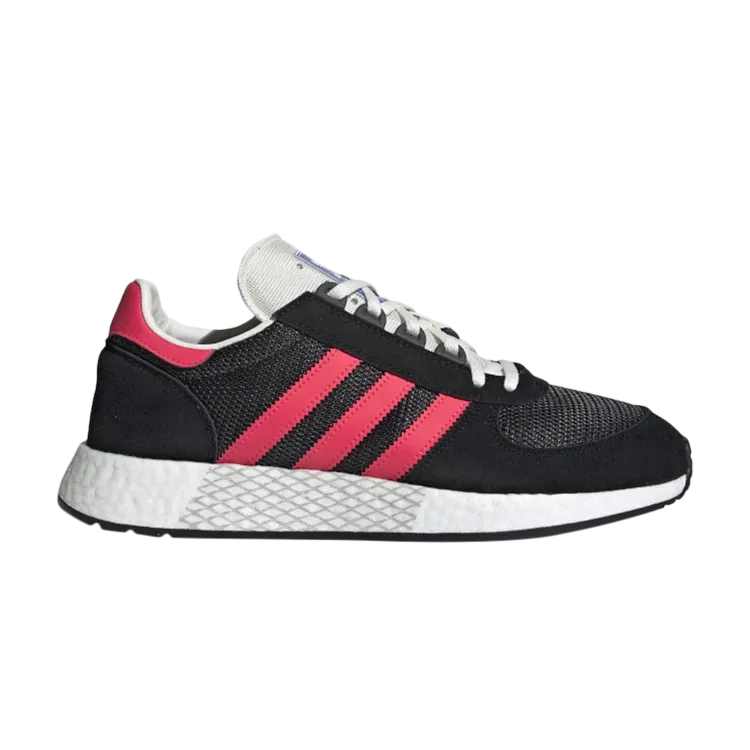 Adidas Marathon Tech 'Carbon Shock Red' Sneakers, Black