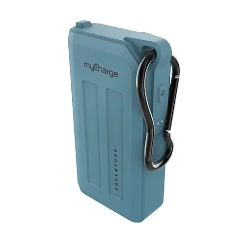 Adventure H2O Plus Waterproof Rechargeable Power Bank Blue