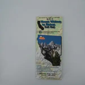 Adventuremaps Whitney To Bishop Map