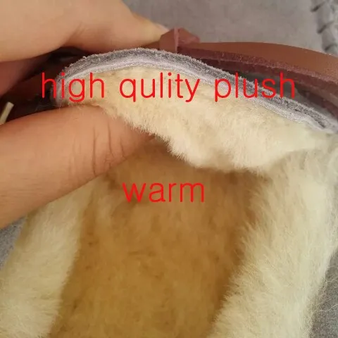 Cilool Shoes Women Winter Warm Flat Shoes