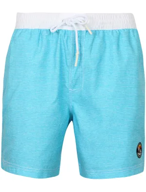 Cornwallis Swim Shorts in Pool Blue - Tokyo Laundry