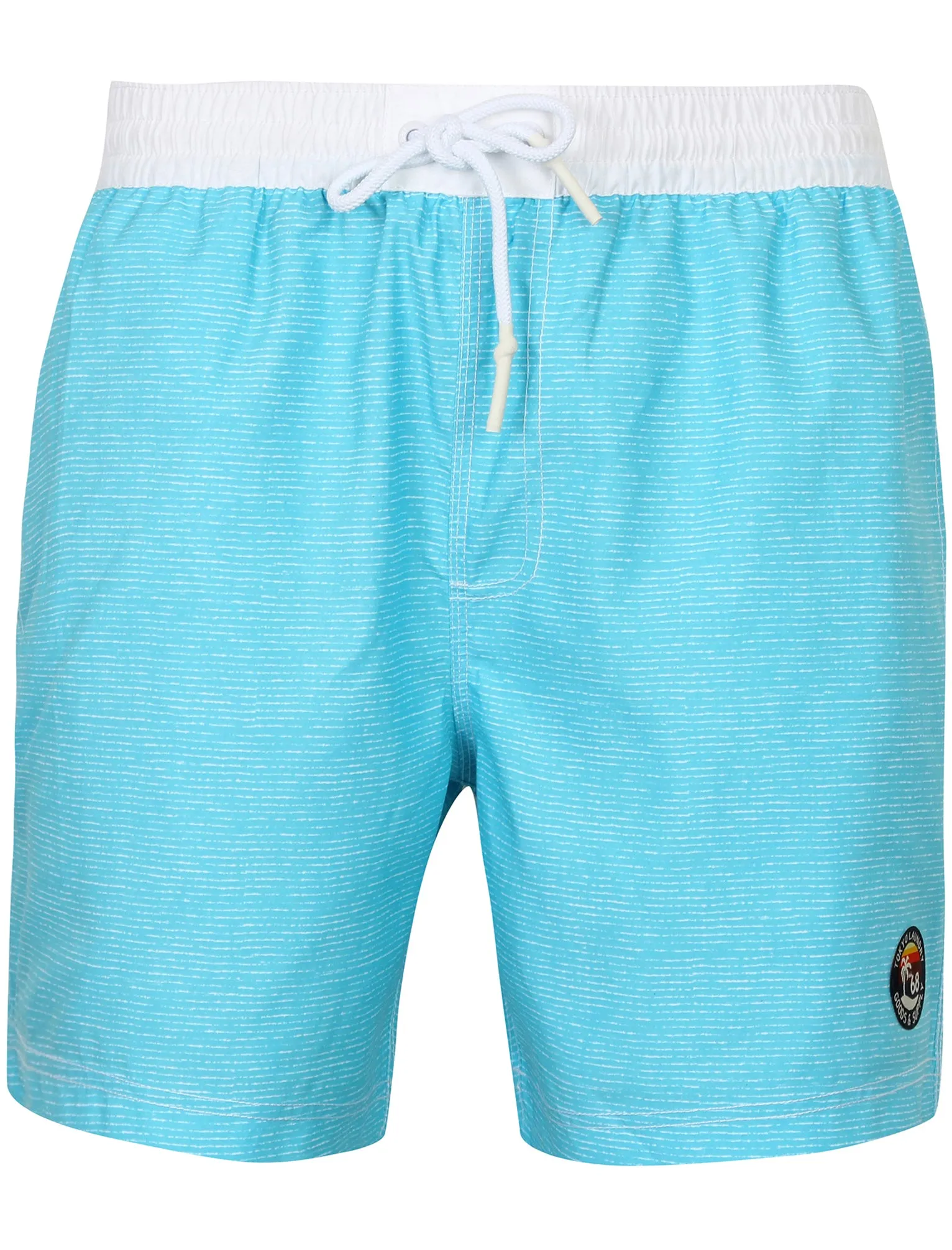 Cornwallis Swim Shorts in Pool Blue - Tokyo Laundry