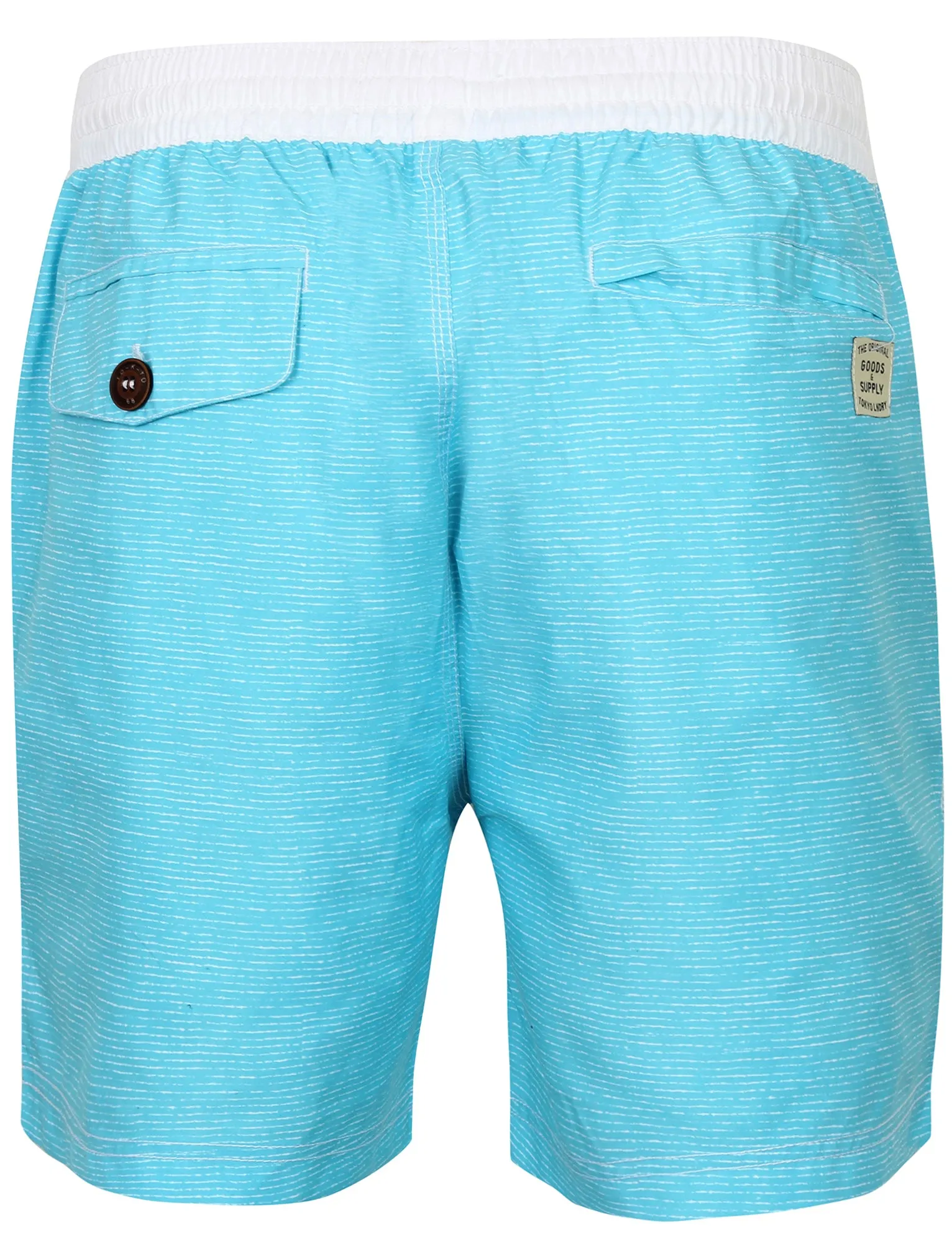 Cornwallis Swim Shorts in Pool Blue - Tokyo Laundry