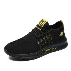 Cuzcare Men Arch Support Sneakers Foldable Rubber Mesh Firm Walking Orthopedic Shoes