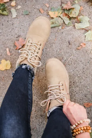 Dirty Laundry Alpine Booties- Nubuck Stone