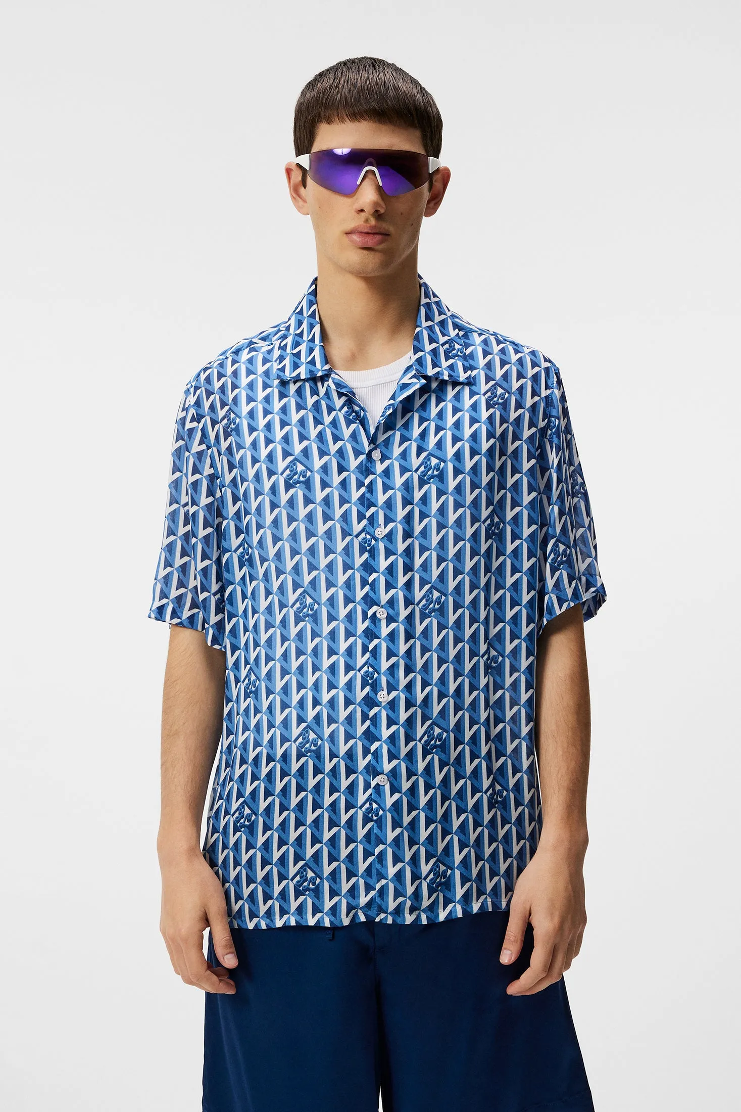 Donso Airy Island Geo Shirt / Island Geo Jasper