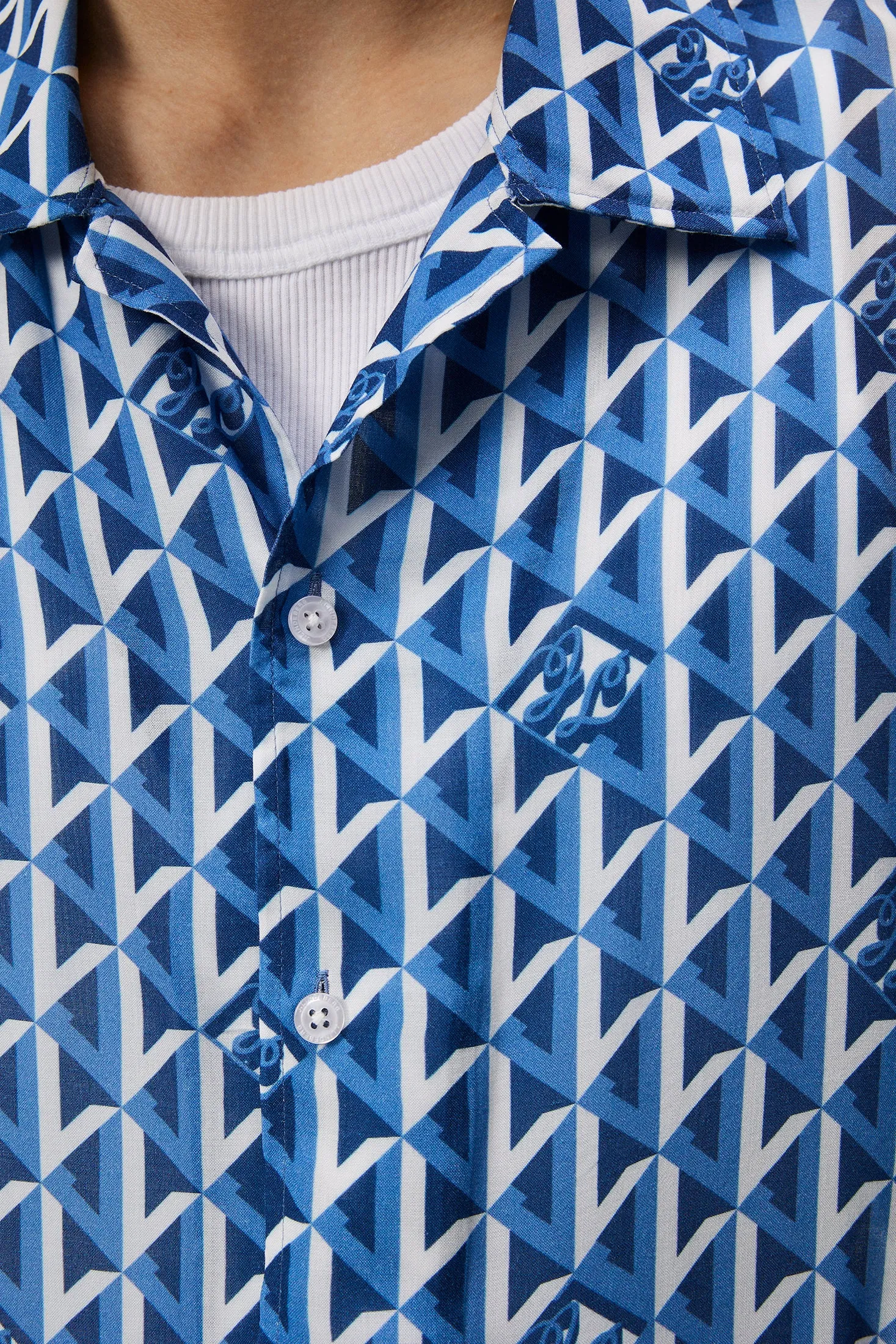Donso Airy Island Geo Shirt / Island Geo Jasper