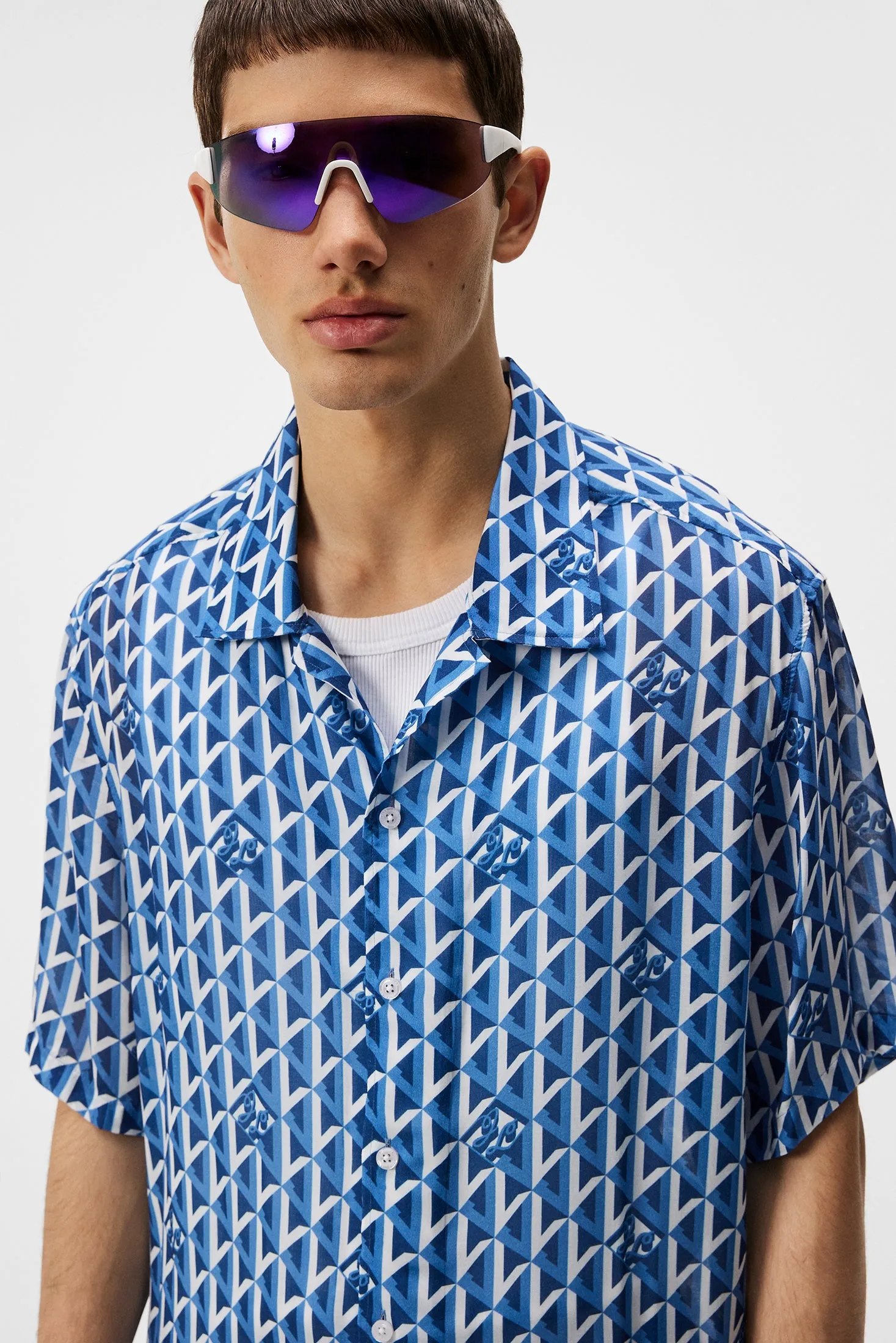 Donso Airy Island Geo Shirt / Island Geo Jasper