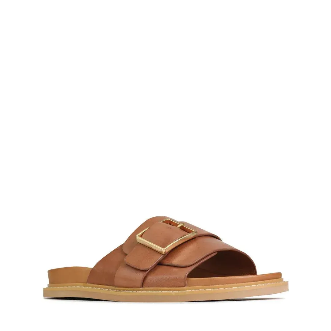 EOS Dede Sandal in Brandy Leather