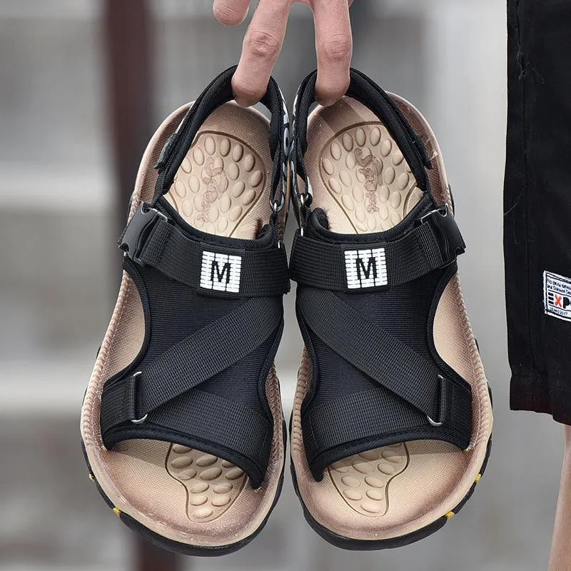 Explore the New Sandals Men's Beach Shoes | Stylish, Non-slip Dual-use Slippers