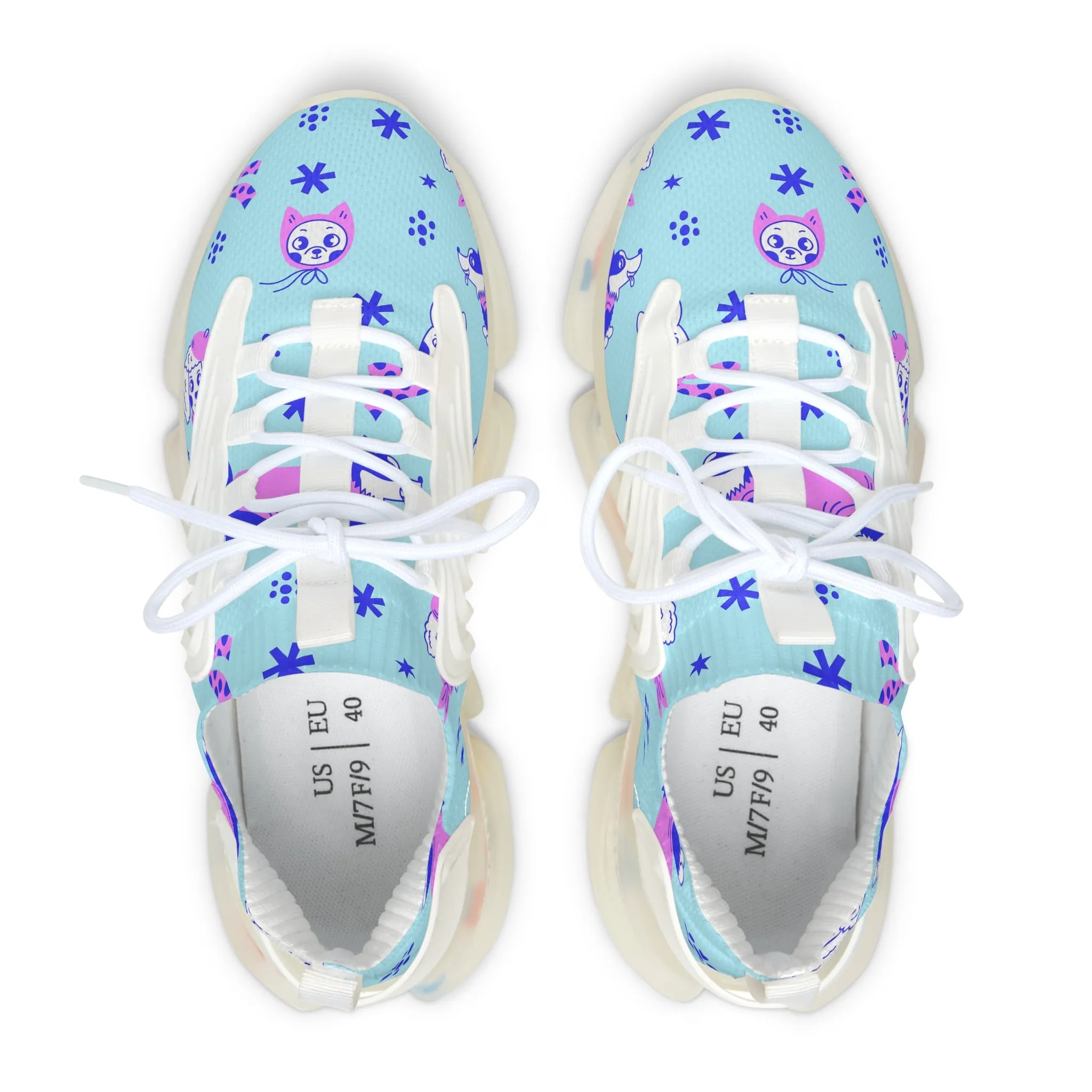 Funny Dog Women's Mesh Sneakers