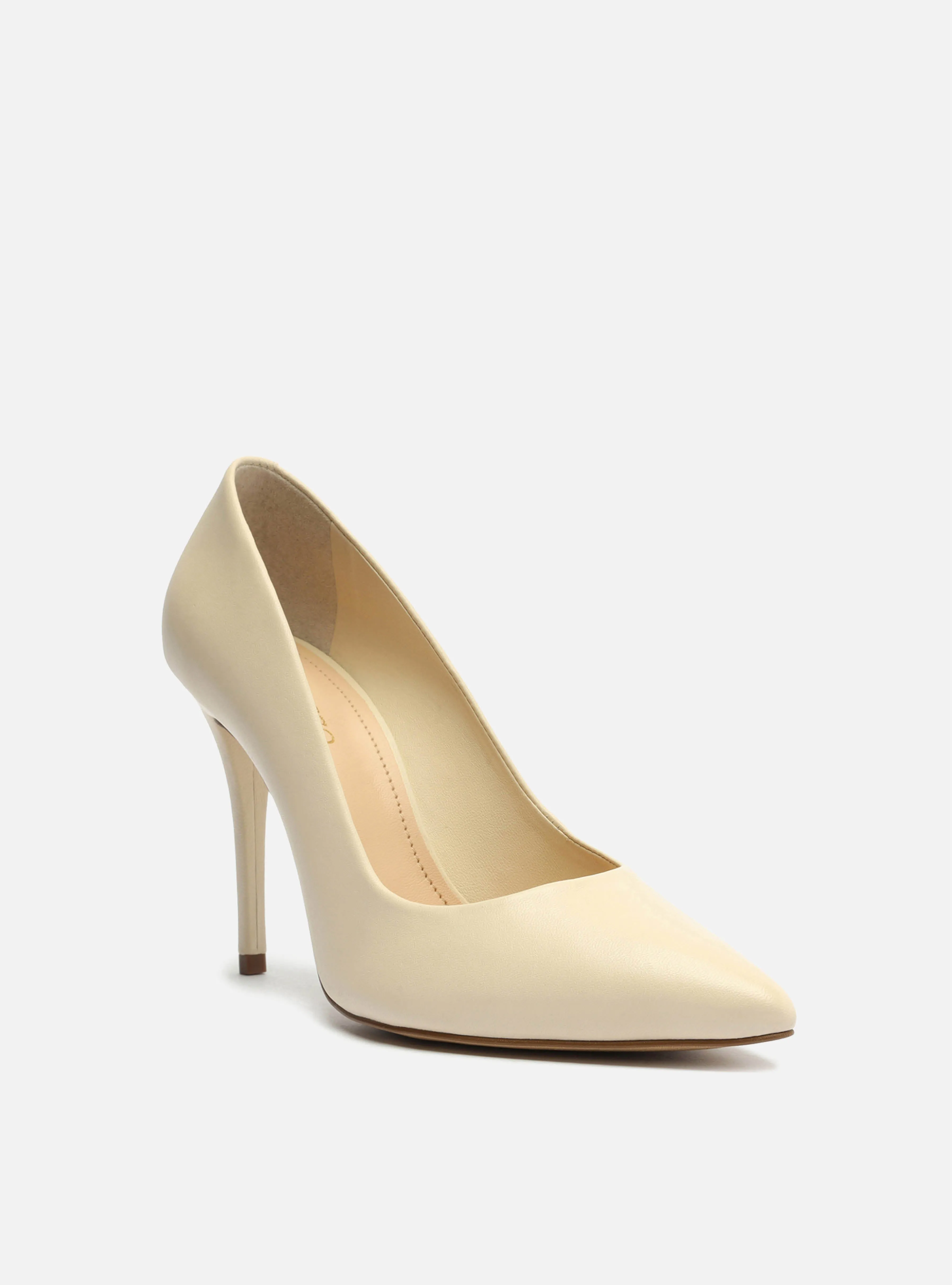 Gabriella High Stiletto Pump | Off White Leather