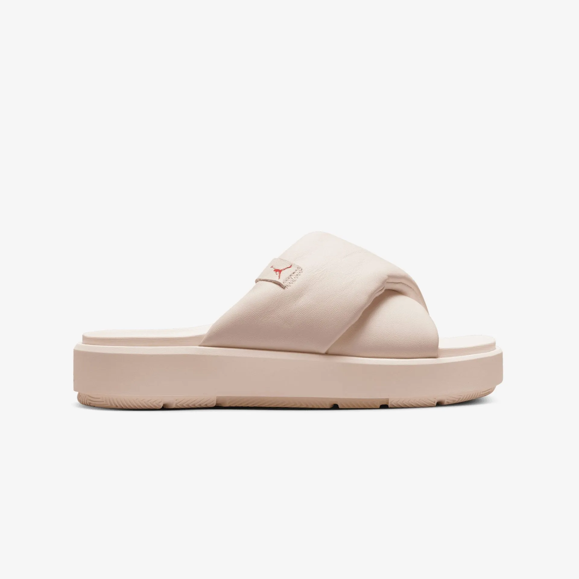Jordan | WMN'S JORDAN SOPHIA SLIDES  { LIGHT SOFT PINK / FIRE RED
