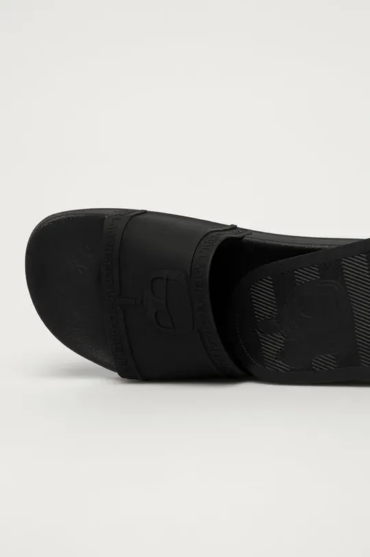 KARL LAGERFELD KONDO SLIDES  IN BLACK