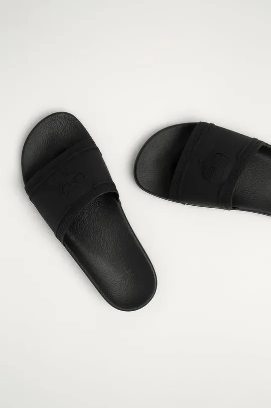 KARL LAGERFELD KONDO SLIDES  IN BLACK