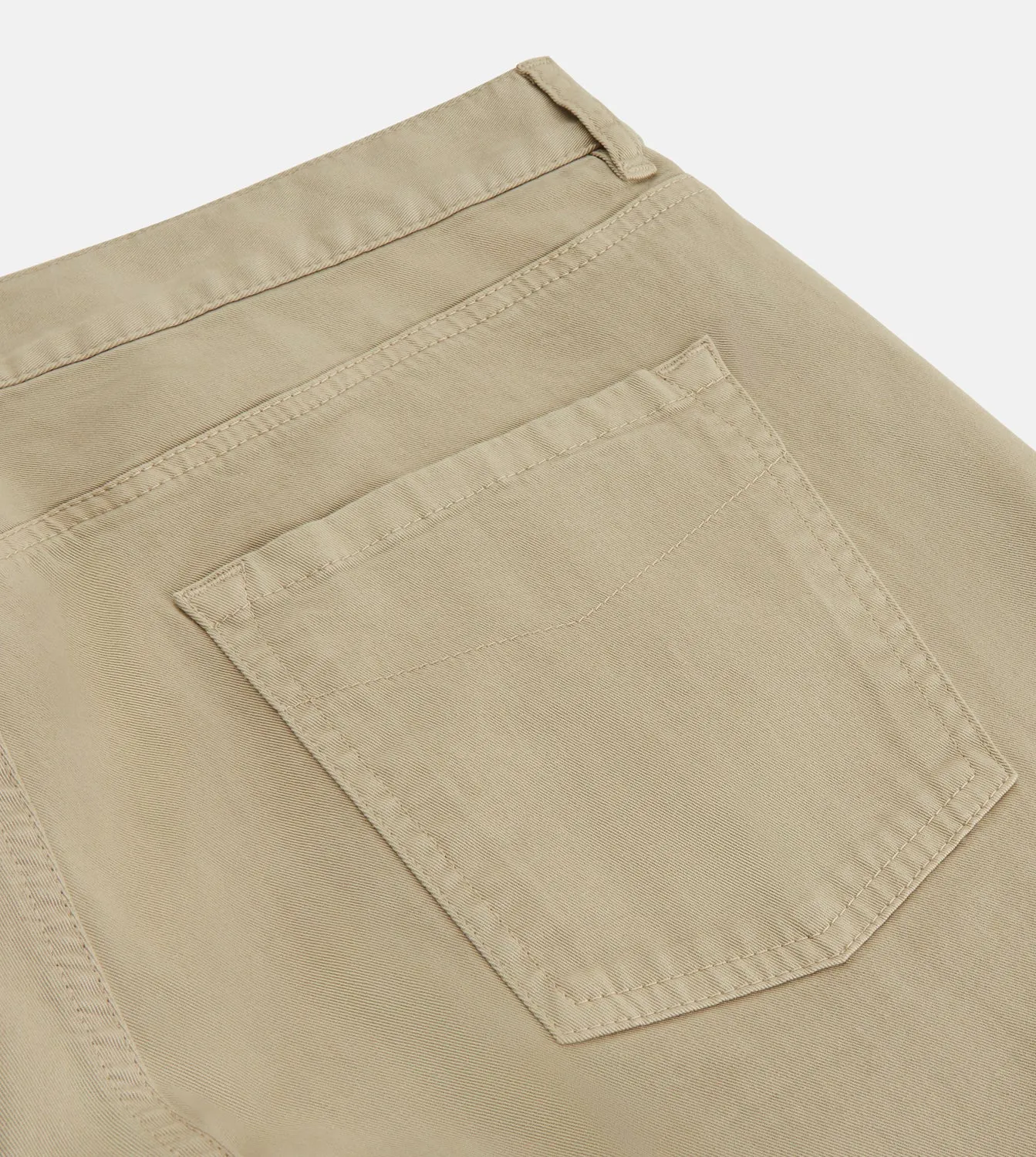 Khaki Stretch Cotton Five-Pocket Mylo Jeans