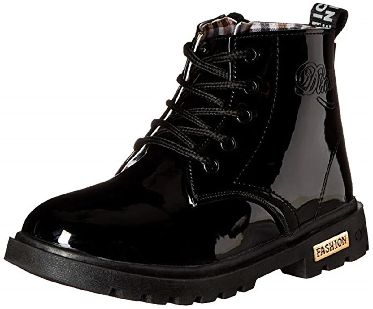 Kid Waterproof Martin Boots Girls Ankle Shoes