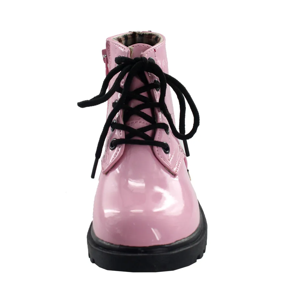 Kid Waterproof Martin Boots Girls Ankle Shoes
