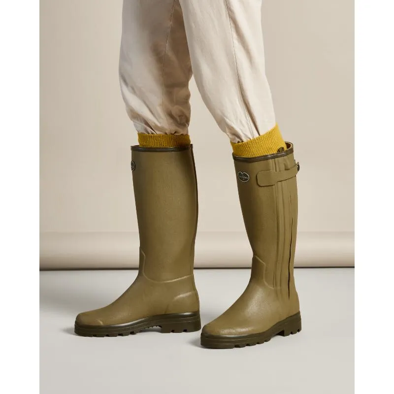 Le Chameau Country Cross Neoprene Lined Mens Boot - Iconic Green