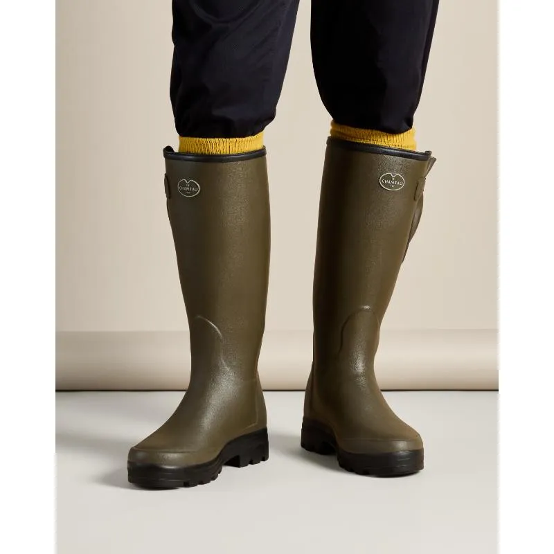 Le Chameau Mens Vierzonord Neoprene Lined Boots - Chameau Green