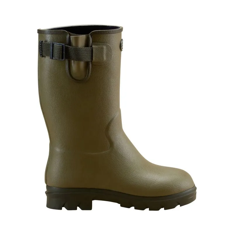 Le Chameau Petite Vierzonord Neoprene Lined Kids Wellington Boot - Chameau Green