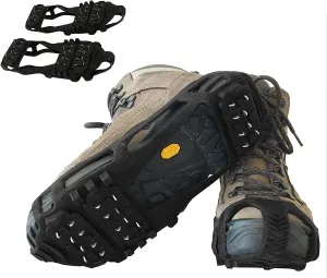 Limm Crampons Ice Traction Cleats XLarge - Lightweight Snow Cleats for Walking on Snow & Ice - Anti Slip Shoe Grips Quickly & Easily Over Footwear - Portable Ice Grippers for Shoes & Boots