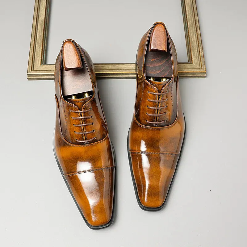 Luxury Patent Leather Formal Shoes