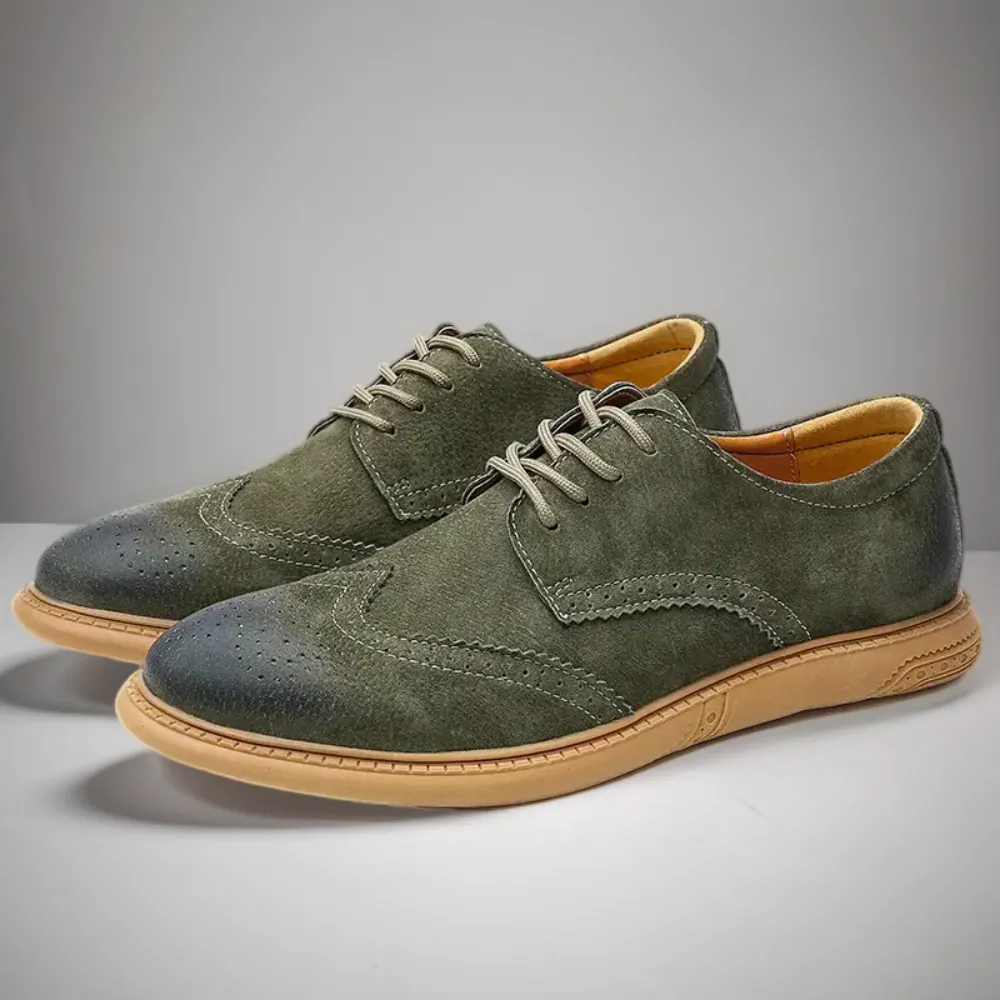 Men's Oxford Breathable Casual Lace-Up Business Shoes