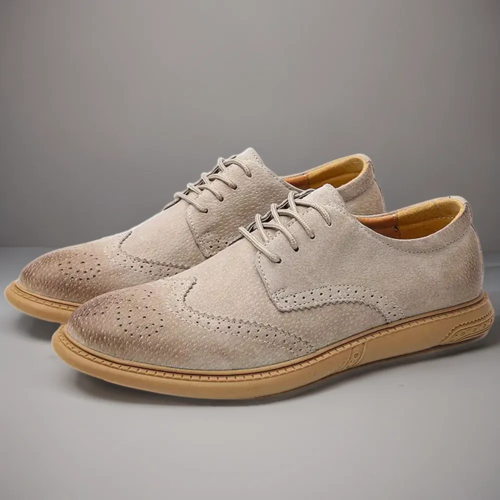 Men's Oxford Breathable Casual Lace-Up Business Shoes