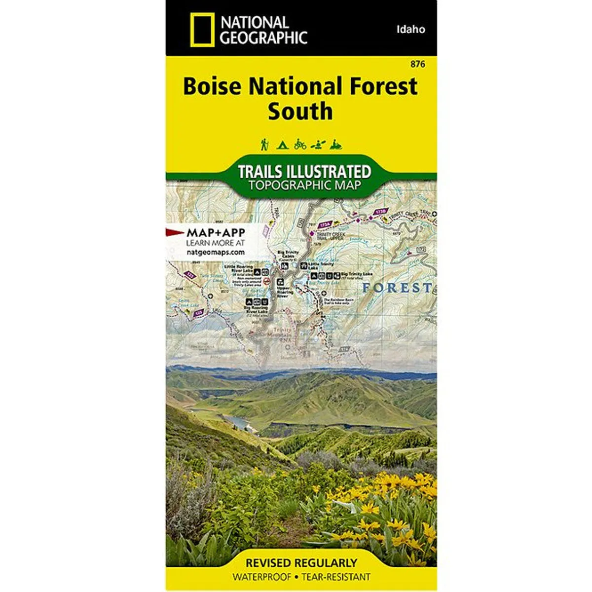 National Geographic Boise National Forest South Map