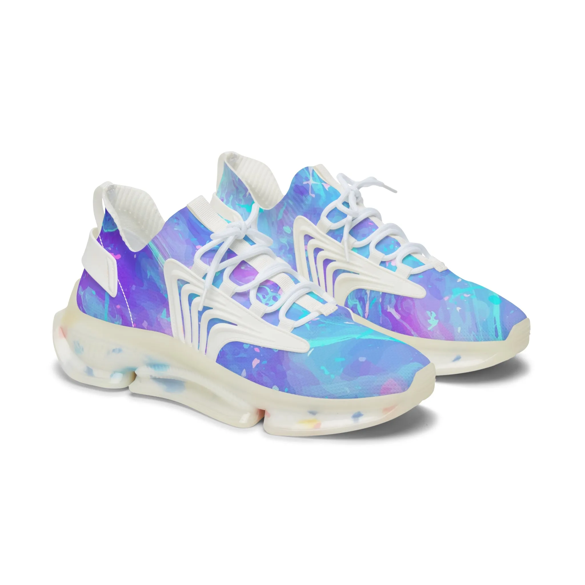 Opal Gemstone Women's Mesh Sneakers