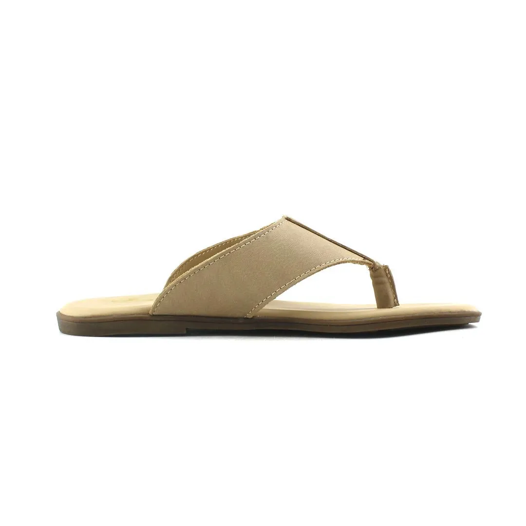 Pierre Gounin Leather Slides Cream