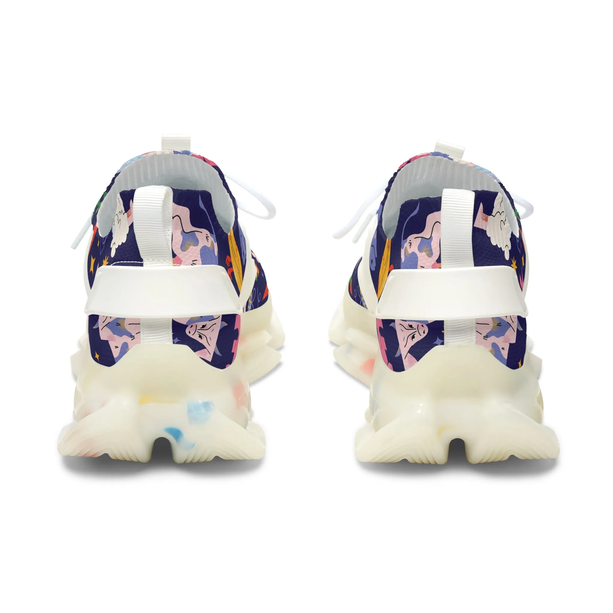 Pig Farm Animals Women's Mesh Sneakers