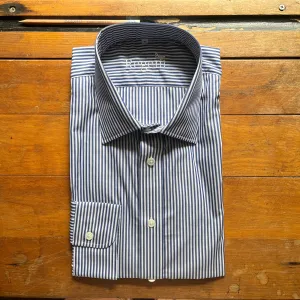 Regent  - Bengal Stripe Shirt - Navy/White