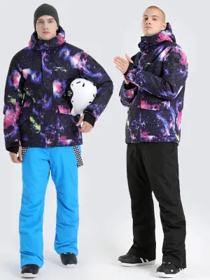 Riuiyele Men Ski Snowboarding Insulated Jacket Windproof