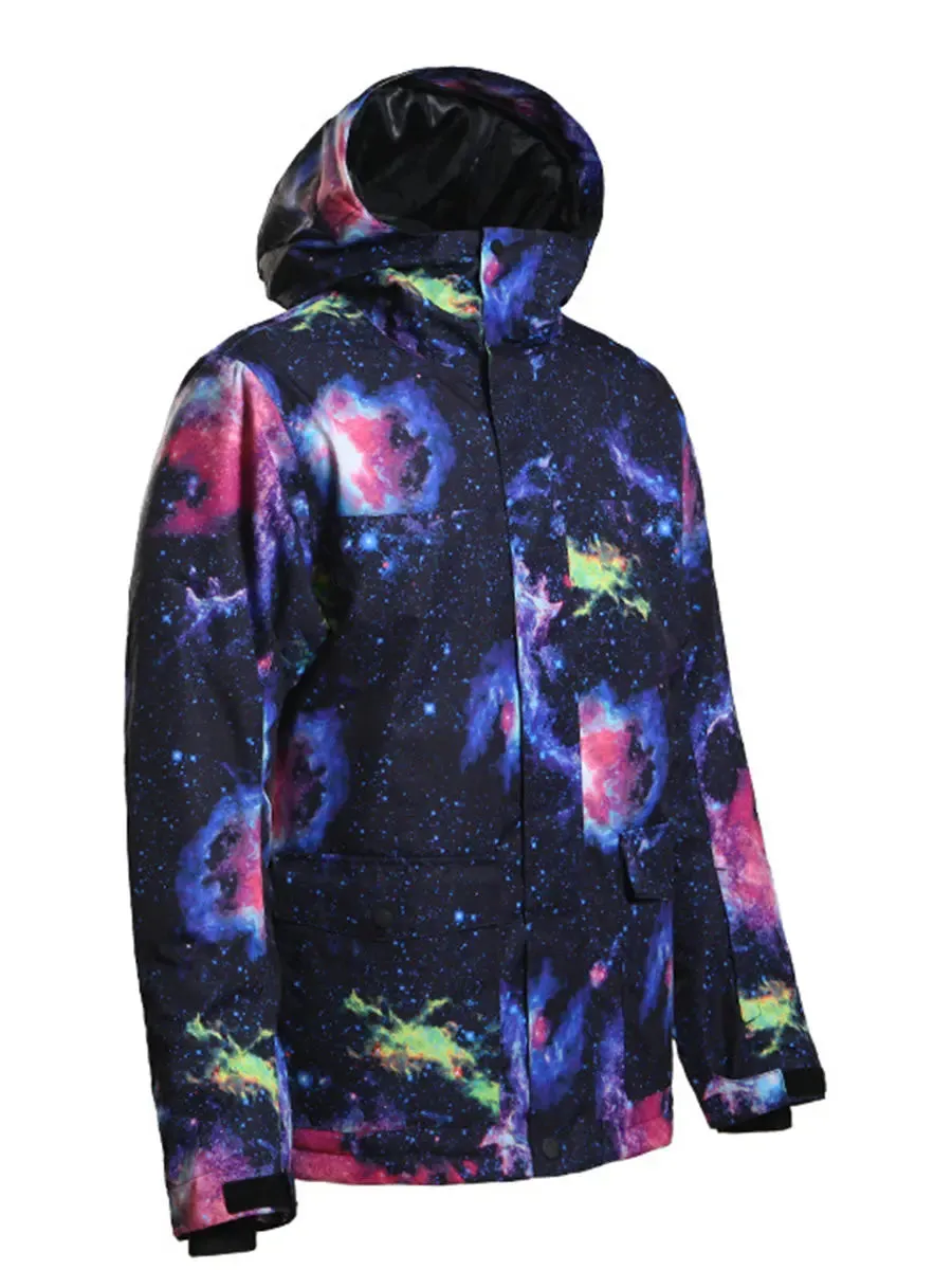 Riuiyele Men Ski Snowboarding Insulated Jacket Windproof