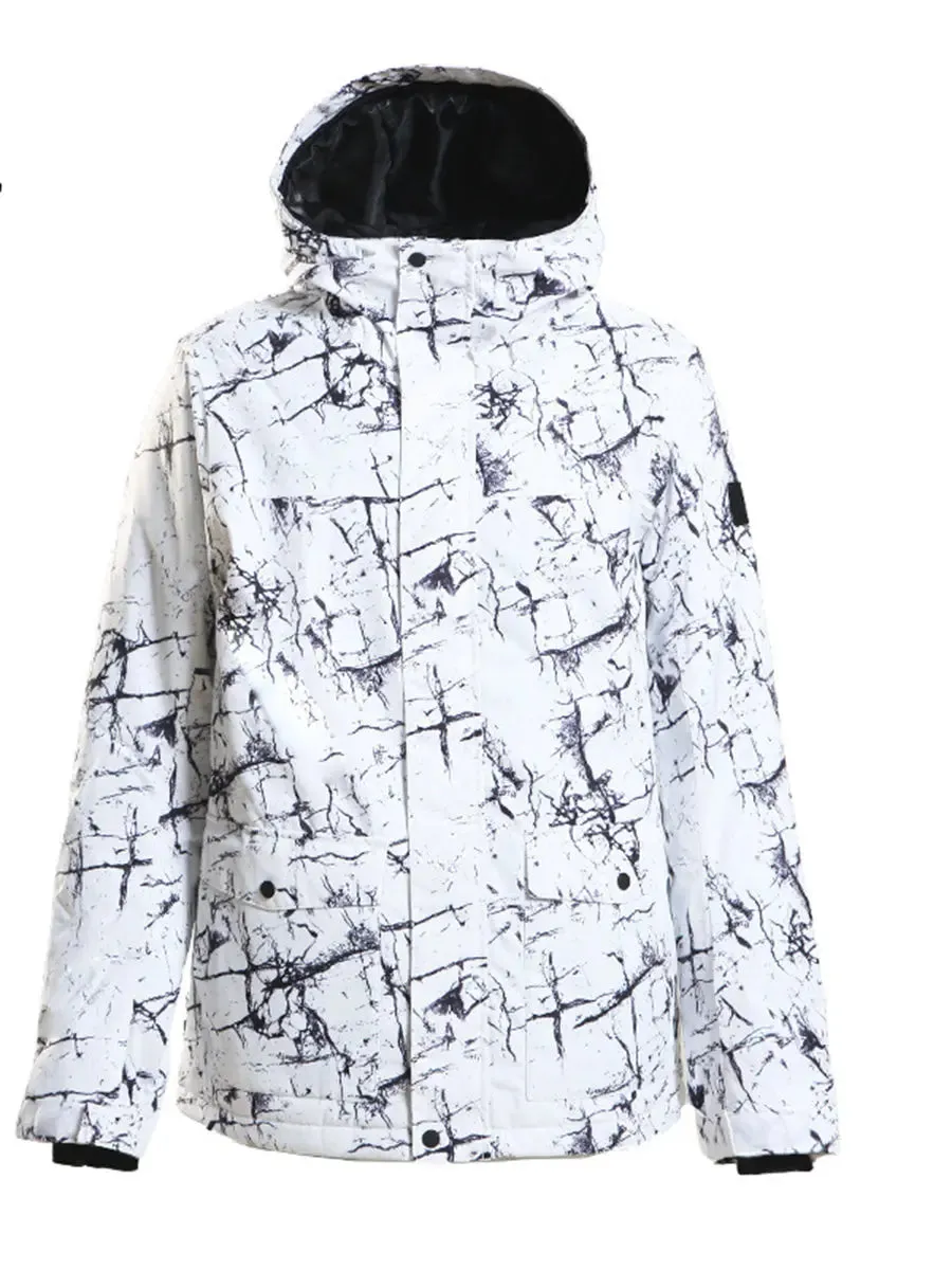 Riuiyele Men Ski Snowboarding Insulated Jacket Windproof