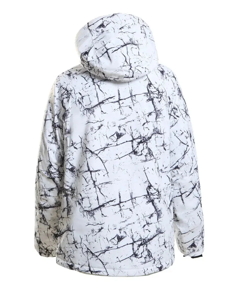 Riuiyele Men Ski Snowboarding Insulated Jacket Windproof
