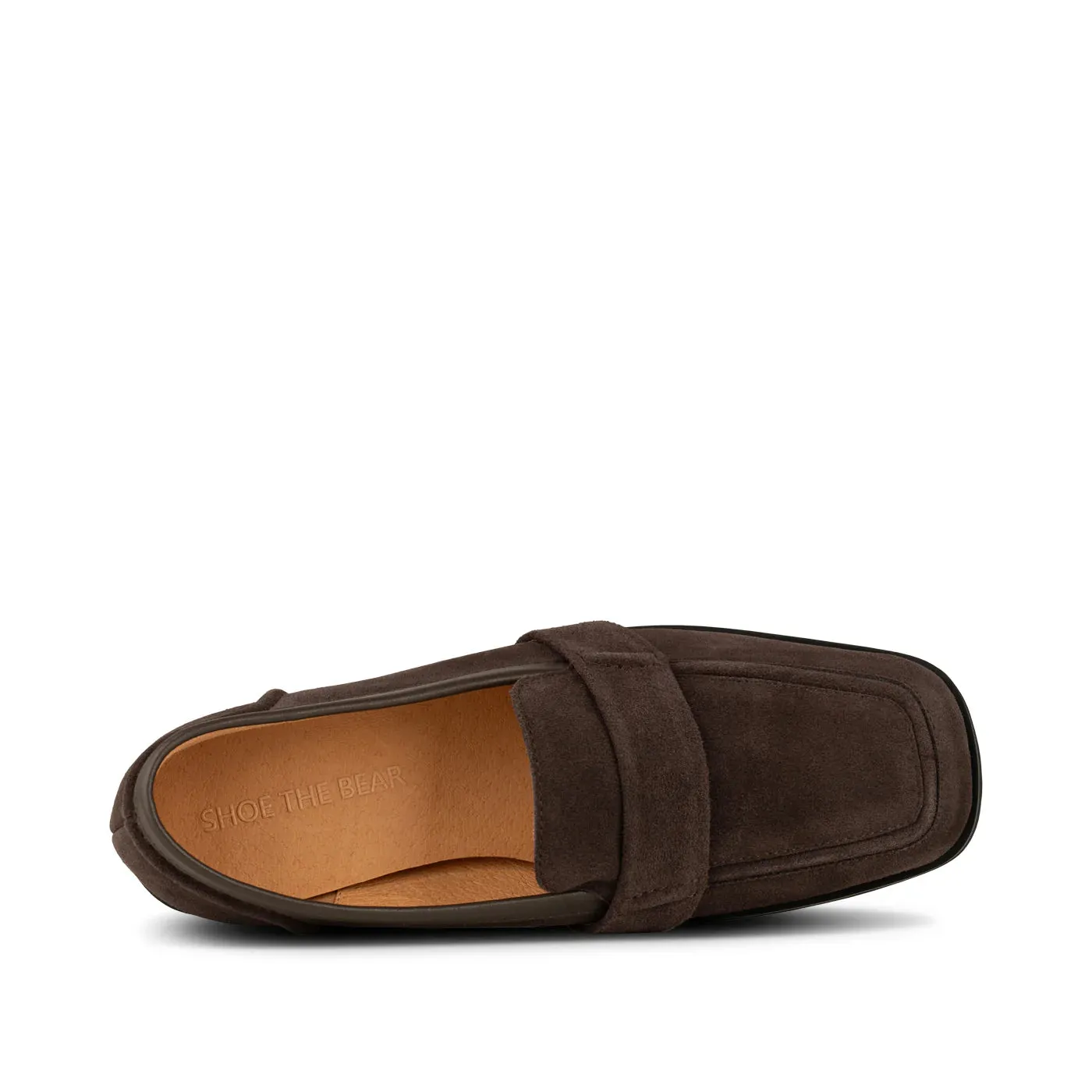 Shoe The Bear - Erika Saddle Loafer Suede in Chocolate
