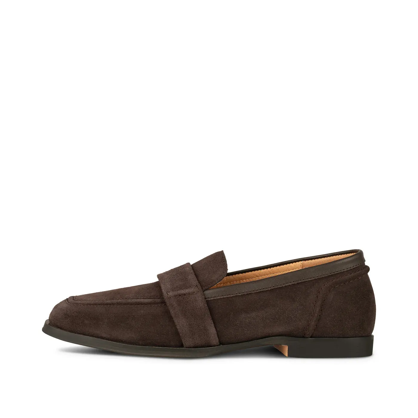 Shoe The Bear - Erika Saddle Loafer Suede in Chocolate