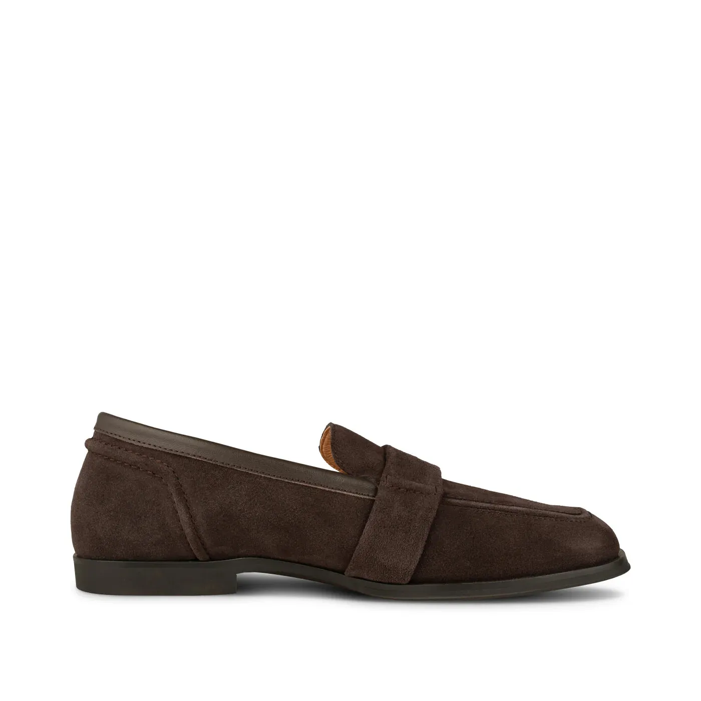Shoe The Bear - Erika Saddle Loafer Suede in Chocolate