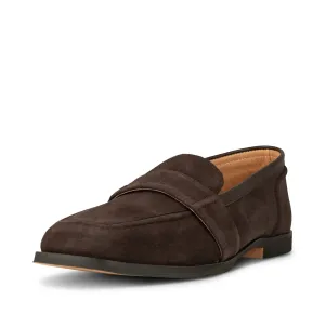 Shoe The Bear - Erika Saddle Loafer Suede in Chocolate