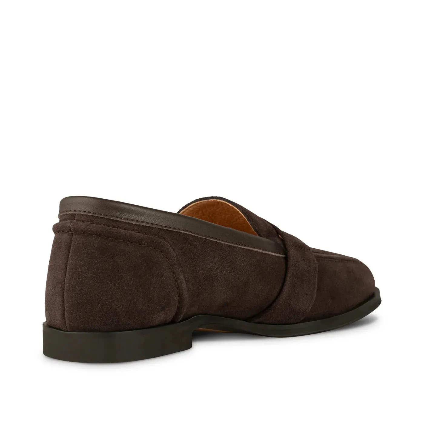 Shoe The Bear - Erika Saddle Loafer Suede in Chocolate