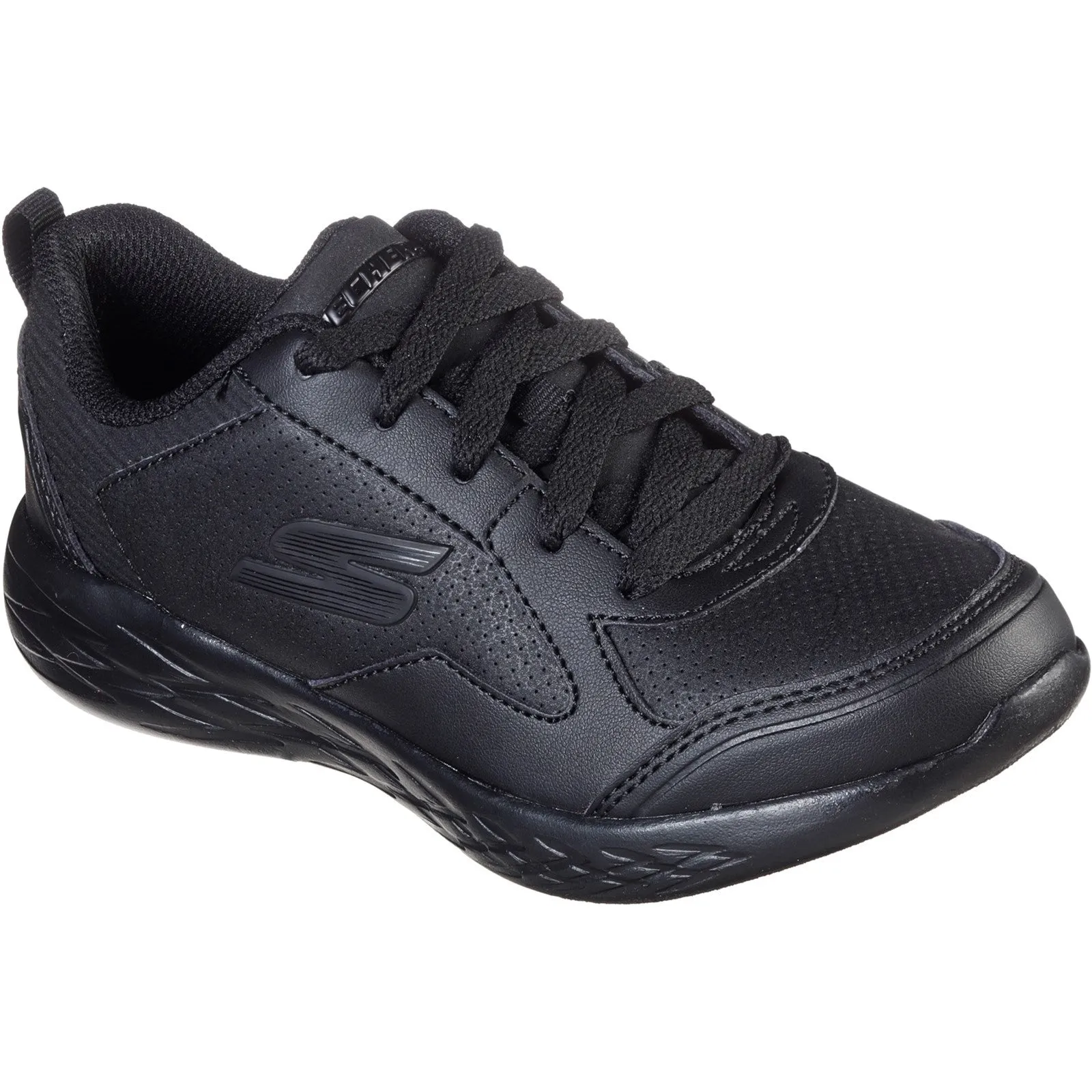 Skechers Boys Go Run 600 Bexor School Shoes - Black